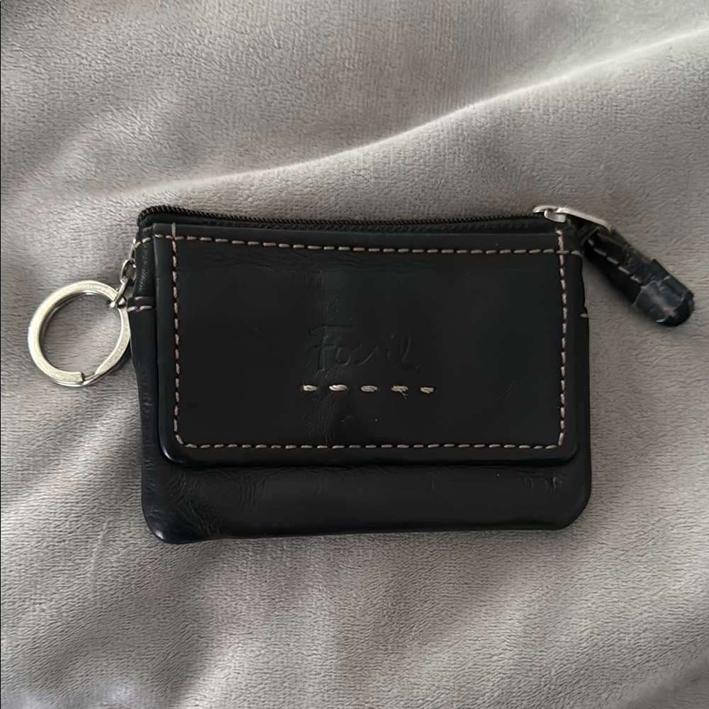 Fossil Black Leather Wallet